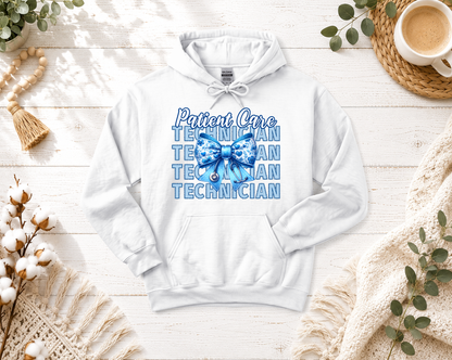 Patient Care Technician Design White Apparel