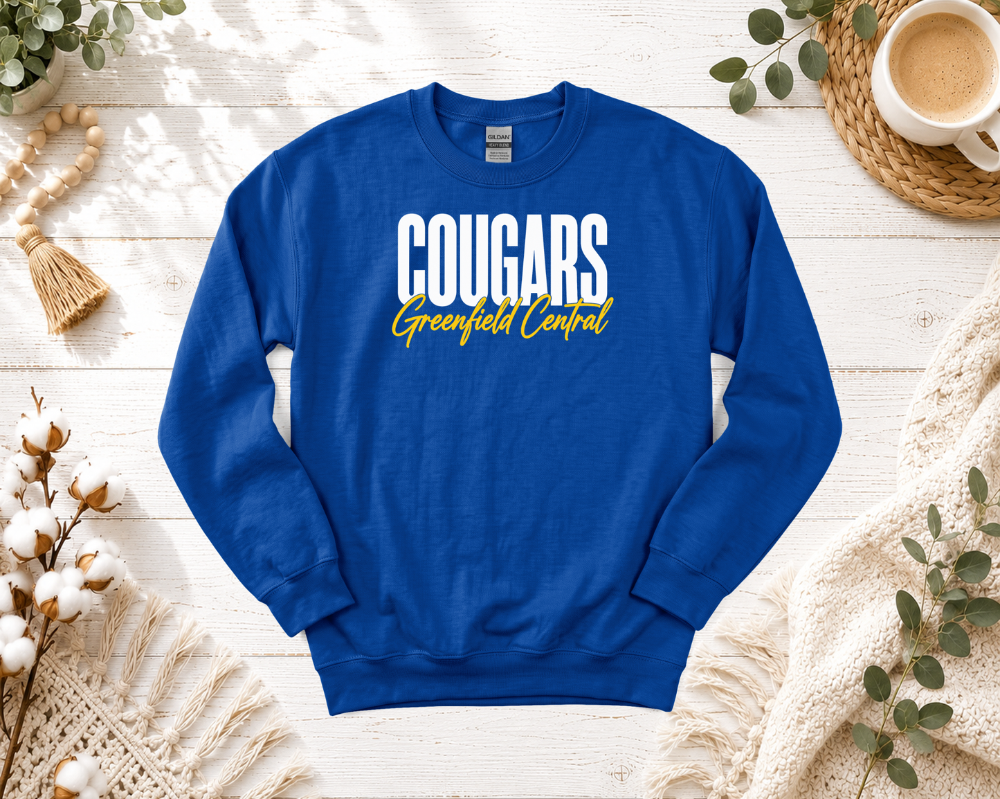 Greenfield Central Cougars Script Design