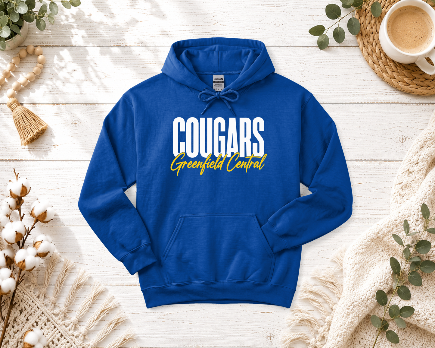 Greenfield Central Cougars Script Design