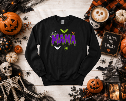 Halloween "MAMA" Black Crewneck
