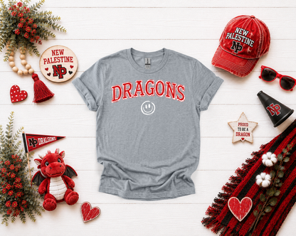 New Palestine Dragons Smiley Design