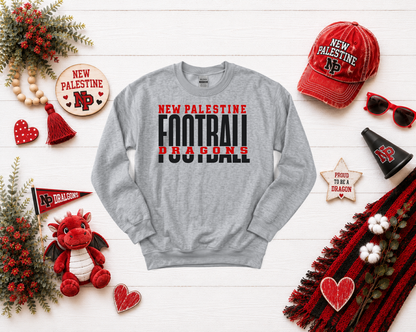 New Palestine Dragons Football Design