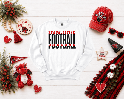 New Palestine Dragons Football Design