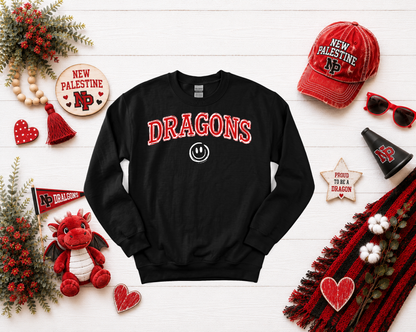New Palestine Dragons Smiley Design