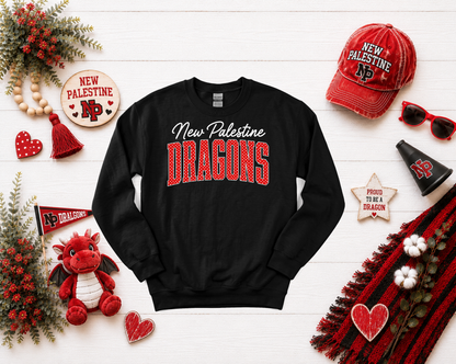 New Palestine Dragons Polka Dot Design