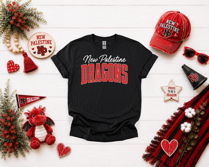 New Palestine Dragons Polka Dot Design