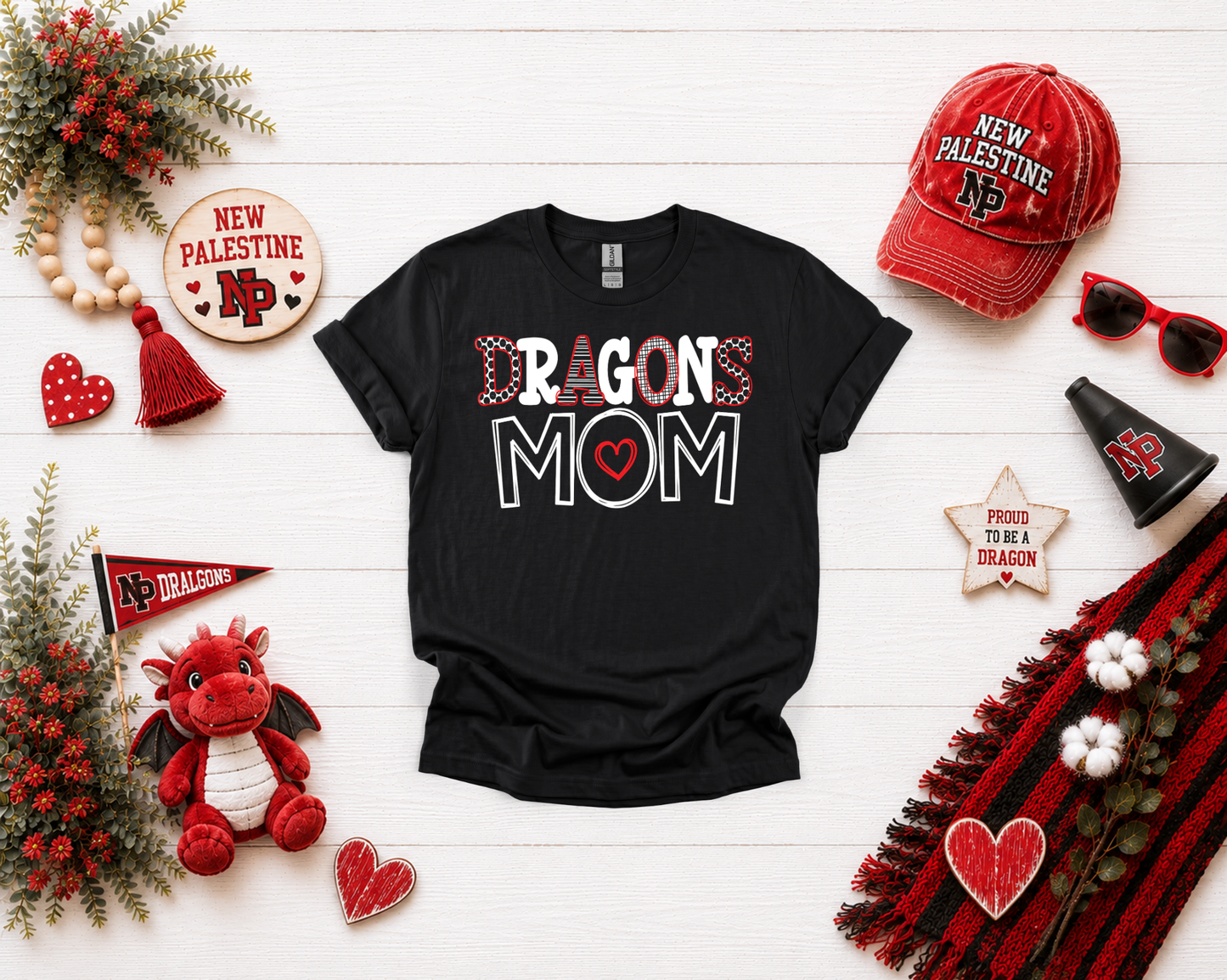 New Palestine Dragons Mom Design