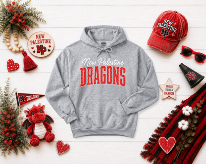 New Palestine Dragons Polka Dot Design