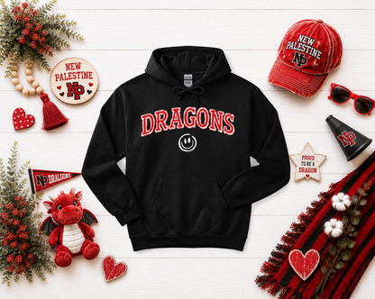 New Palestine Dragons Smiley Design