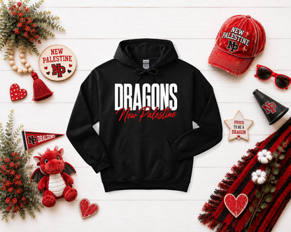 New Palestine Dragons Script Design
