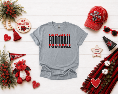 New Palestine Dragons Football Design