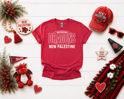 New Palestine Dragons Classic Football Design